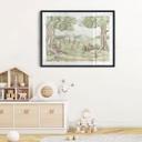Póster familia ratón en el bosque - Kikki Belle