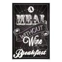 Poster - A meal wwithout Wine