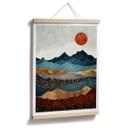 Póster SpaceFrog Designs - Sol de color ámbar