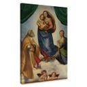 Raphael - Den sixtinske Madonna - Lærredsprint