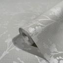 Blomstertapet, non-woven tapet Novamur Yvi greige