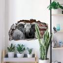 3D Wallsticker Jumbo den lille elefant