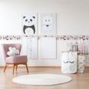 A.S. Création Lovely Kids Frise autocollante enfant - Rosé, Gris