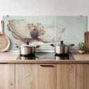 Stænkplade Delikate tørrede blomster i beige - Treechild - Panorama