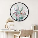 Póster Ramo de flores silvestres en primavera - Goed Blauw - Redondo