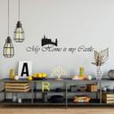 Wallsticker - My Home is my Castle