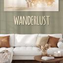 Décoration en bois placage peuplier Wanderlust