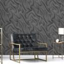Elle Decoration Patroonbehang Zwart