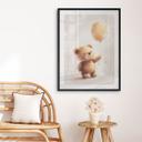 Póster Osito de peluche con globo - Magnusson