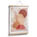 Póster Demir - Ilustración boho de una planta