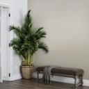 Ikke-vævet tapet i beige med bladmotiv og blomstret natur