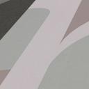 Papel pintado gráfico de estilo art déco gris negro - Papel pintado no tejido con Muestra retro