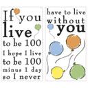 Sticker mural - Winnie l'ourson - Live to be 100