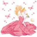Sticker mural - La princesse et le roi grenouille