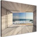 Canvasbillede, Havudsigt fra vinduet