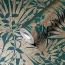 Papel pintado de hojas de palmera de oro verde papel pintado de hojas de selva papel pintado cocina