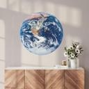 Wallsticker på jorden - Earth Complete - Round