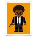 Póster Gomes - Pulp Fiction toy Jules Winnfield