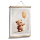 Póster Osito de peluche con globo - Magnusson