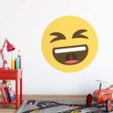 Muursticker Emoji Smiling Face 2