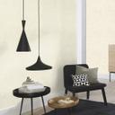 Tapet med metaleffekt, Factory V hvidt tapet med metaleffekt