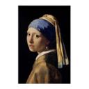 Póster de tela Vermeer - La joven de la perla