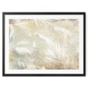 Póster abstracto de hojas de palmera blancas - Kulik