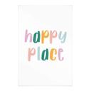 Póster de tela que dice - Happy place