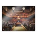 Akrylbillede Banksy - Devolved Parliament