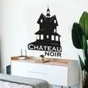 Sticker mural - Château noir