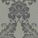 tapet med ornamenter i grå og bronze non-woven tapet A.S. Creation i barokstil