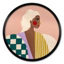 Póster Mujer en Muestra: Un Icono Moderno - Müller - Redondo