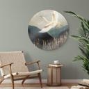 Tableau sur verre rond SpaceFrog Designs - Élégance