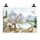 Póster Kikki Belle - Dino world