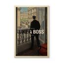Cuadro de madera Like a Boss - Inspirado en Caillebotte - Joven en la ventana