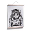 Póster Mono Espacial