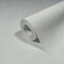 Papel pintado no tejido con aspecto de hormigón blanco mate de textura ligera