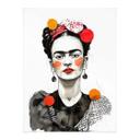 Póster Frida Kahlo retrato pop art - Jaszke