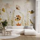 Vilde engblomster i sollys | Blomstertapet - Talen