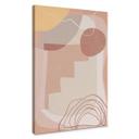 Cuadro sobre lienzo Demir - Geometría en tonos tierra
