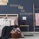 Letras de madera chopo bésame siempre buenas noches