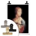 Póster Pixelart - da Vinci - La dama del armiño