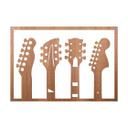 Decoración en madera instrumento musical - Clavijero de guitarra - Caoba