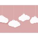 ikke-vævet tapet Skyerne himmel foto tapet Designwalls i pink og hvid 