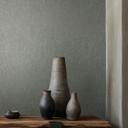 Papel pintado no tejido con aspecto de hormigón gris liso moderno