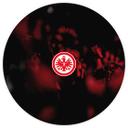 Fototapet - Rundt Eintracht Frankfurt - Fans Retro Mønster  - vliesetapet/selvklæbende non-woven tap