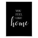 Plakat - You feel like home