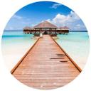 Fototapet - Rundt Colombo - vejen til paradis - vliesetapet/selvklæbende non-woven tapet