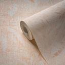 beige cremefarvet tapet med plantemønster - non-woven med let tekstur