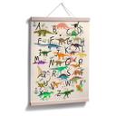 Póster - Abecedario de dinosaurios